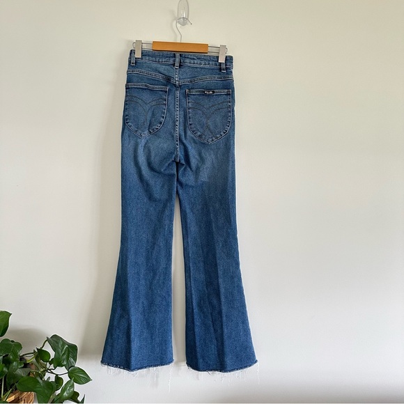 ROLLA'S Eastcoast Crop Flare Jeans - Tracey Blue Size Size 29 - Picture 5 of 15
